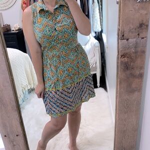 ANGIE boho summer dress size large new with tags